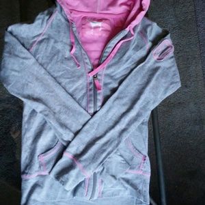 VS pink zipper hoodie